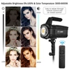 Kép 11/11 - Andoer CY-200W 200W COB Stúdió LED videófény fényképező lámpa