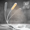 Kép 9/12 - Music Score Light LED asztali lámpa szorítóval, professzionális kottaállvánnyal - Fehér