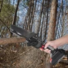 Kép 4/12 - Mini 6 hüvelykes láncfűrész 21V 2000mAh akkumulátorral - 2 akkumulátor