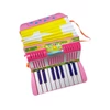 Kép 1/10 - Mini 17 gombos 6 basszus harmonika ABS anyag csattal, hangszer kezdőknek - Pink