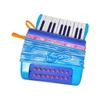 Kép 1/11 - Mini 20 gombos 16 basszus harmonika ABS anyag csattal, könnyű gombbal - Kék