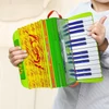Kép 4/11 - Mini 24 gombos 12 basszus harmonika ABS anyag csattal, hangszer kezdőknek - Zöld