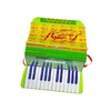 Kép 1/11 - Mini 24 gombos 12 basszus harmonika ABS anyag csattal, hangszer kezdőknek - Zöld