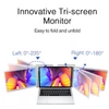 Kép 6/16 - 11,6 hüvelykes hordozható háromképernyős monitor laptop FHD bővítőképernyő