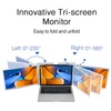 Kép 16/16 - 12 hüvelykes hordozható háromképernyős monitor laptop FHD bővítőképernyő