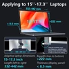 Kép 6/20 - 15 hüvelykes hordozható háromképernyős monitor laptop FHD bővítőképernyő
