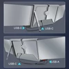 Kép 9/20 - 15 hüvelykes hordozható háromképernyős monitor laptop FHD bővítőképernyő