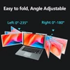 Kép 15/20 - 15 hüvelykes hordozható háromképernyős monitor laptop FHD bővítőképernyő