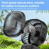 Kép 9/14 - Babakocsi ventilátor rugalmas háromlábú klipszel, LED kijelzővel, klipventilátorral (rázó funkcióval) - Fekete
