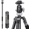 Kép 2/14 - K&F CONCEPT szénszálas kamera állvány, monopod, BH-36 rugalmas gömbfejjel