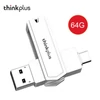 Kép 1/10 - Lenovo thinkplus TPCU301Plus U Disk USB3.0 + Type-C portfelismerés - 64 GB