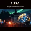 Kép 14/20 - SkyEcho FreeONE 1080P Mini hordozható 4K videoprojektor Android operációs rendszerrel, 150 hüvelykes vetítési mérettel, WiFi-vel és BT intelligens kivetítővel - Piros