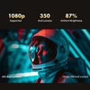 Kép 15/20 - SkyEcho FreeONE 1080P Mini hordozható 4K videoprojektor Android operációs rendszerrel, 150 hüvelykes vetítési mérettel, WiFi-vel és BT intelligens kivetítővel - Piros