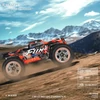 Kép 7/10 - Wltoys 184008 2.4GHz 1/18 távirányítós 60KM/H sebességű terepjáró autó - Piros, 2 akkumulátor