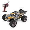 Kép 1/10 - Wltoys 184008 2.4GHz 1/18 távirányítós 60KM/H sebességű terepjáró autó - Sárga, 1 akkumulátor