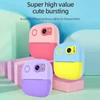 Kép 9/17 - 1080P/720P videorögzítés azonnali hőkezeléssel, tinta nélküli nyomtatással, gyerekkamera 2,4 hüvelykes képernyővel - Pink