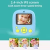 Kép 17/17 - 1080P/720P videorögzítés azonnali hőkezeléssel, tinta nélküli nyomtatással, gyerekkamera 2,4 hüvelykes képernyővel - Pink