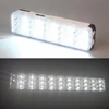 Kép 10/12 - Újratölthető vészvilágítás, szuper fényes, energiatakarékos falra szerelhető otthoni LED lámpa - 30 led