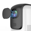 Kép 2/20 - Hordozható 1080P filmprojektor, Android 9.0 videoprojektor WIFI 6-tal, BT hálózattal - Fehér