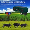 Kép 15/15 - Napenergiás állatriasztó mozgásérzékelővel IP55
