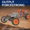 Kép 13/14 - WLtoys 124010 távirányítós 1/12 2,4 GHz 55 km/h sebességű terepjáró autó - Fekete, 2 akkumulátor