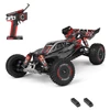 Kép 1/14 - WLtoys 124010 távirányítós 1/12 2,4 GHz 55 km/h sebességű terepjáró autó - Fekete, 2 akkumulátor