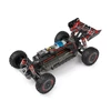 Kép 9/14 - WLtoys 124010 távirányítós 1/12 2,4 GHz 55 km/h sebességű terepjáró autó - Fekete, 3 akkumulátor