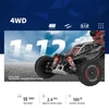 Kép 12/14 - WLtoys 124010 távirányítós 1/12 2,4 GHz 55 km/h sebességű terepjáró autó - Fekete, 3 akkumulátor