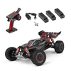 Kép 14/14 - WLtoys 124010 távirányítós 1/12 2,4 GHz 55 km/h sebességű terepjáró autó - Fekete, 3 akkumulátor