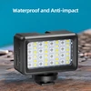 Kép 10/12 - Mini LED videolámpa, vízálló töltőlámpa RGB búvárlámpa