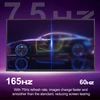 Kép 7/12 - 2K játékmonitor, 27 hüvelykes számítógépmonitor Ultra vékony LED 2560x1440 gyors 165HZ - Fehér