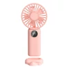 Kép 1/19 - Hordozható mini kézi elektromos ventilátor, támogatja az 5 állítható szélsebességet - Pink