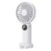 Kép 20/20 - Hordozható mini kézi elektromos ventilátor, támogatja az 5 állítható szélsebességet - Fehér