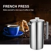 Kép 4/10 - Francia 304 rozsdamentes acél termikus kávéfőző, teafőző 800ml