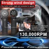 Kép 2/11 - Kézi sugárhajtású ventilátor, 130 000 ford./perc, Erőteljes motoros csatornás turbóventilátor