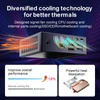 Kép 4/16 - Erőteljes mini PC az Intel 12. generációs N95 processzorával, 8 GB DDR4 256 GB SSD 4K UHD grafikus kártyával