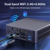 Kép 16/16 - Erőteljes mini PC az Intel 12. generációs N95 processzorával, 8 GB DDR4 256 GB SSD 4K UHD grafikus kártyával
