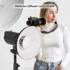 Kép 5/7 - 30 cm-es szabványos fényvisszaverő, szépségtartó Bowens tartó - Fehér