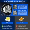 Kép 7/8 - 5 hüvelykes LED-es vezetőlámpa, 150 W 15000LM munkalámpa tartóval - 2 db