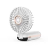 Kép 4/20 - Hordozható mini kézi elektromos ventilátor LED képernyővel, összecsukható fogantyúval, levehető fedéllel - Fehér