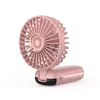 Kép 3/20 - Hordozható mini kézi elektromos ventilátor LED képernyővel, összecsukható fogantyúval, levehető fedéllel - Pink