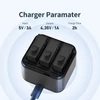 Kép 2/9 - aMagisn AA10 3 foglalatos akkumulátortöltő Type-C gyorstöltő tok TF kártyanyílásokkal