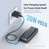 Kép 14/16 - aMagisn AX13 2 foglalatos PD3.0 Fast Charge Power Bank, 7710 mAh kapacitású, 20 W-os akkumulátortöltő