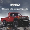 Kép 10/10 - 2,4 Ghz 1:12 távirányítós lánctalpas pickup vezérelhető fényszórókkal - Piros, 1 akkumulátor