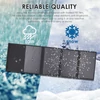 Kép 7/10 - KKmoon napelemes összecsukható táska, kettős USB+DC kimenetű napelemes töltő - 40 W (5 részes)