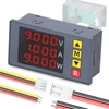 Kép 1/8 - BM730 3 az 1-ben feszültség / áramerősségmérő 4 számjegyű digitális voltmérő - Piros