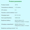 Kép 18/18 - AP19 IPX5 vízálló BT 5.3 vezeték nélküli fülhallgató iPhone-hoz és Androidhoz AAC/SBC sztereó hanggal és zajszűréssel - Fehér