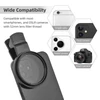 Kép 6/7 - 52 mm-es CPL szűrő telefon kamera lencséjéhez, rácsatolható polarizátor szűrő telefonlencse klip cserével