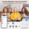 Kép 2/15 - Tuya WiFi intelligens kapcsolómodul, kompakt otthoni időzítés, hangvezérlés, APP távirányító - Típus 1