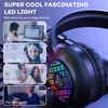 Kép 4/9 - X7 Pro Gaming Headset, kiváló minőségű hangzás zajszűrővel, mikrofonnal és LED világítással